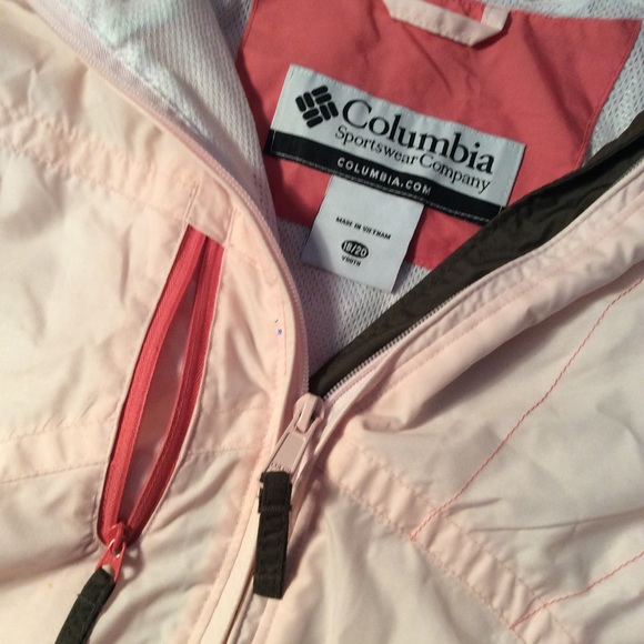 Peach Columbia rain jacket - Picture 2 of 3